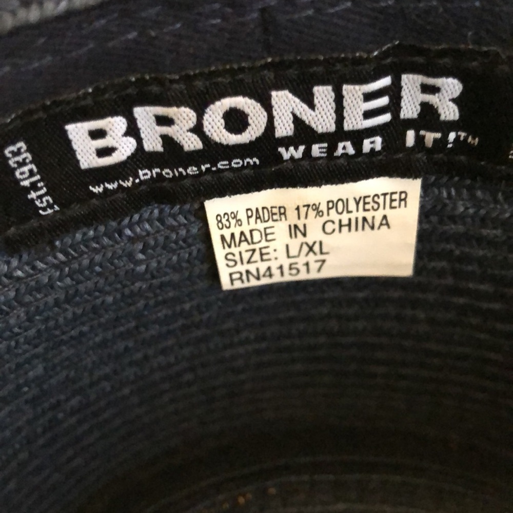 Broner Blue Fedora with Stylish Striped Band - Picture 7 of 7